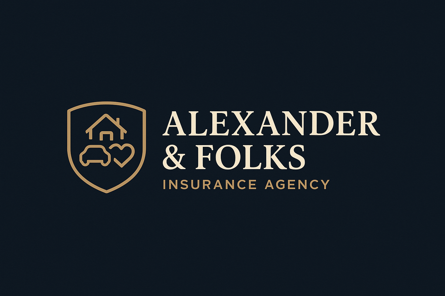 Alexander & Folks Insurance Agency Logo